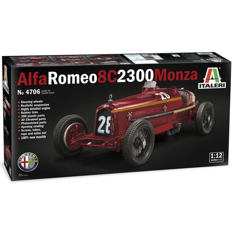 italeri 1/12 scale ALFA ROMEO 8C 2300 MONZA