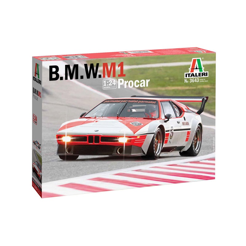 Italeri 1/24 scale BMW M1 PROCAR NIKI LAUDER 1979