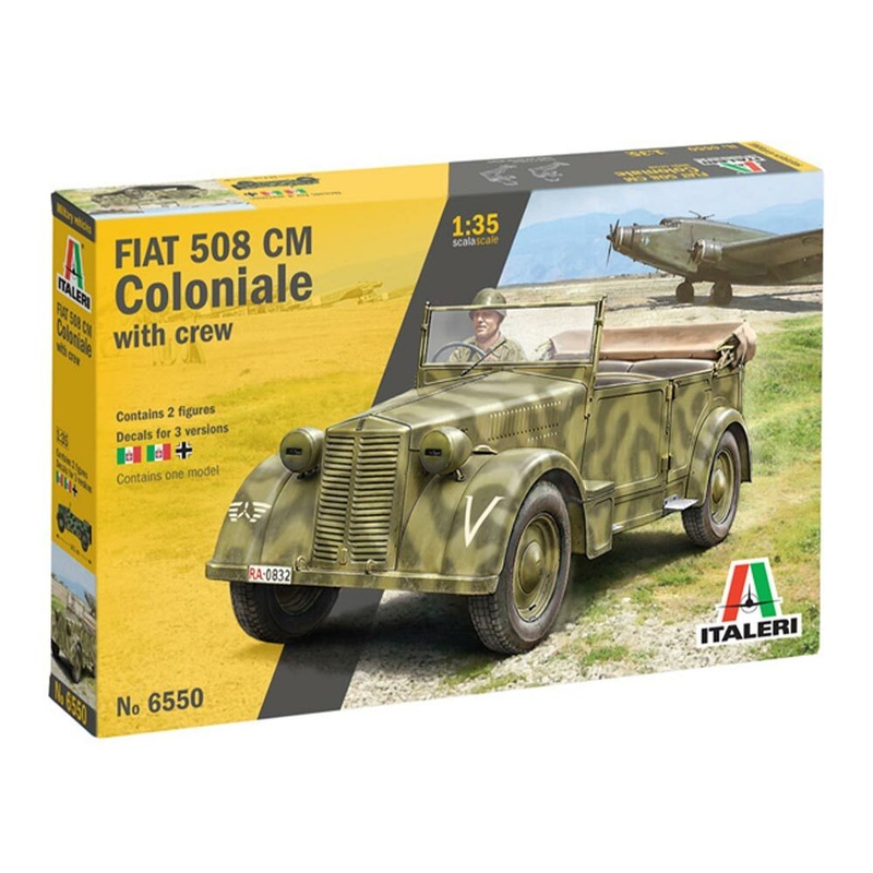 ITALERI 1/35 MILITARY 508 CM COLONIALE STAFF CAR