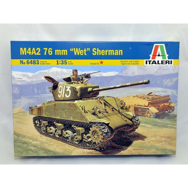 ITALERI 1/35 MILITARY M4A2 76MM ‘WET’ SHERMAN