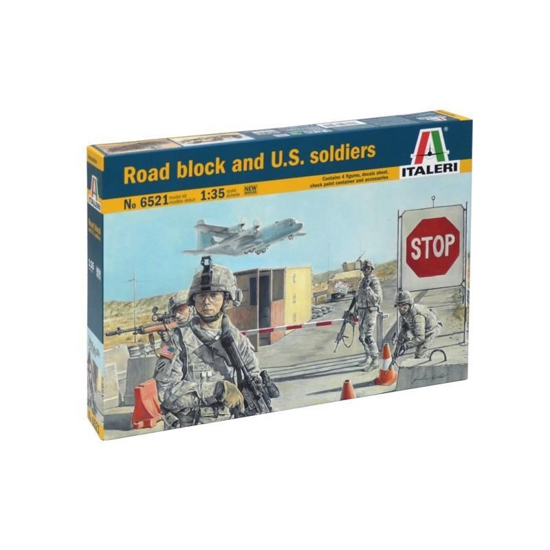 Italeri 1/35 scale ROAD BLOCK ACCESSORIES