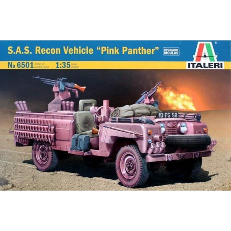 Italeri 1/35 scale S.A.S. RECON VEHICLE PINK PANTHER