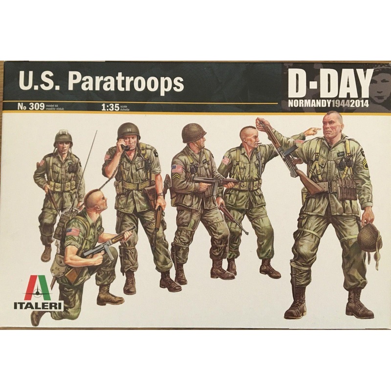 Italeri 1/35 scale U.S. PARATROOPS