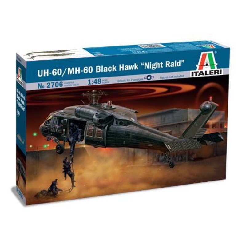 ITALERI 1/48 AIRCRAFT UH-60A BLACK HAWK ‘NIGHT RAID’