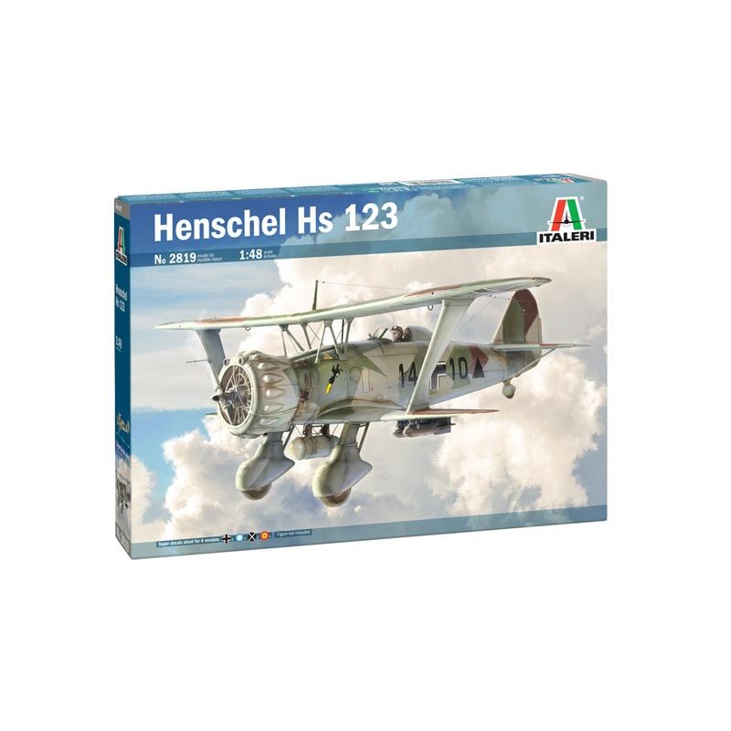 Italeri 1/48 Henschel Hs 123 aircraft model