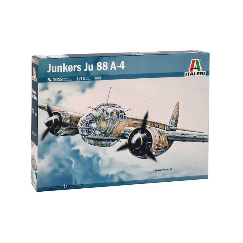 ITALERI 1/72 AIRCRAFT JU-88 A-4 LIMITED EDITION DISC