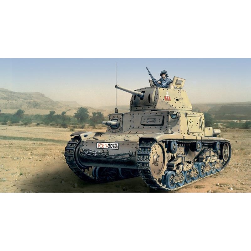ITALERI 1/72 FIGURES 1/72 CARRO ARMATO M 13/40 *DISC*