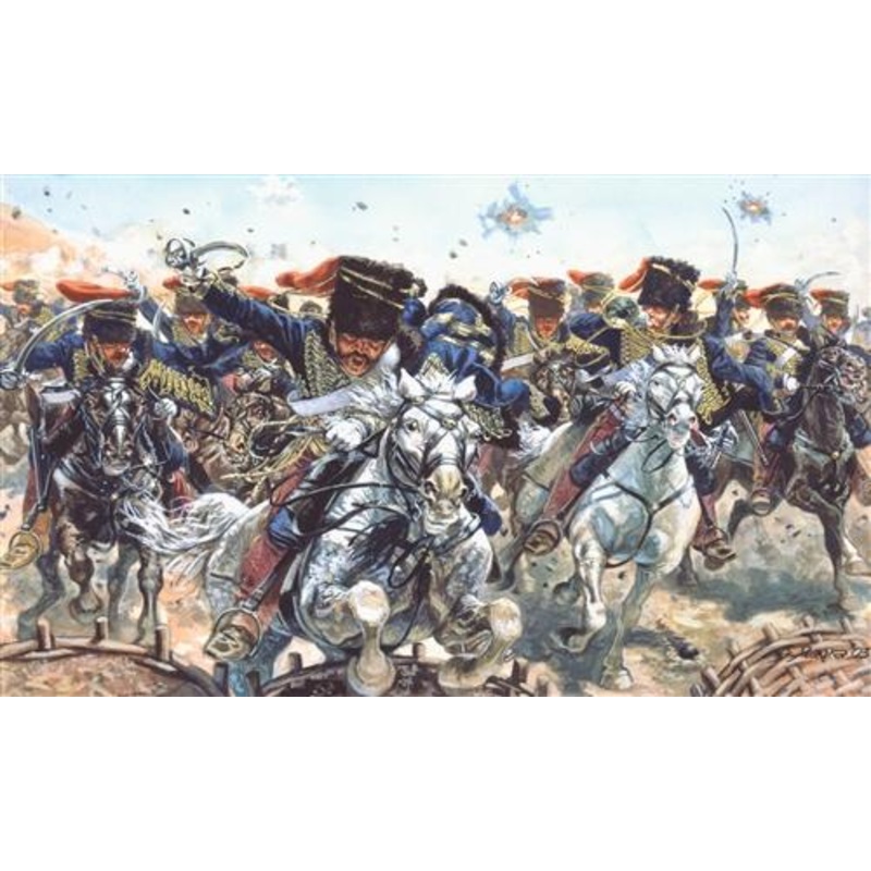 ITALERI 1/72 FIGURES CRIMEAN WAR-BRIT.HUSSARS DISC