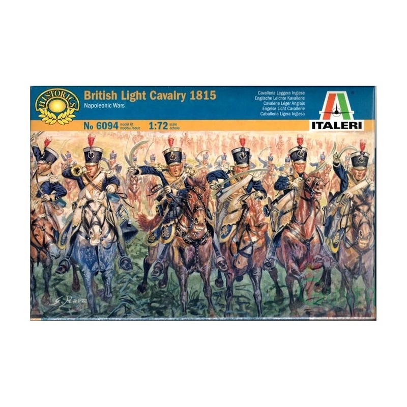 ITALERI 1/72 FIGURES ENGLISH LIGHT CAVALRY (NAPOLEONIC WARS)