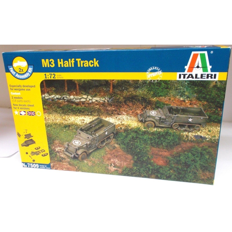 ITALERI 1/72 FIGURES M 3A1 HALF TRUCK