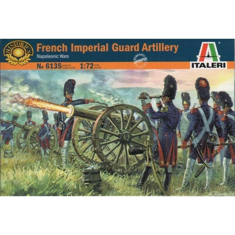 ITALERI 1/72 FIGURES NAPOLEONIC FRENCH IMPERIAL GUARD ARTILLERY