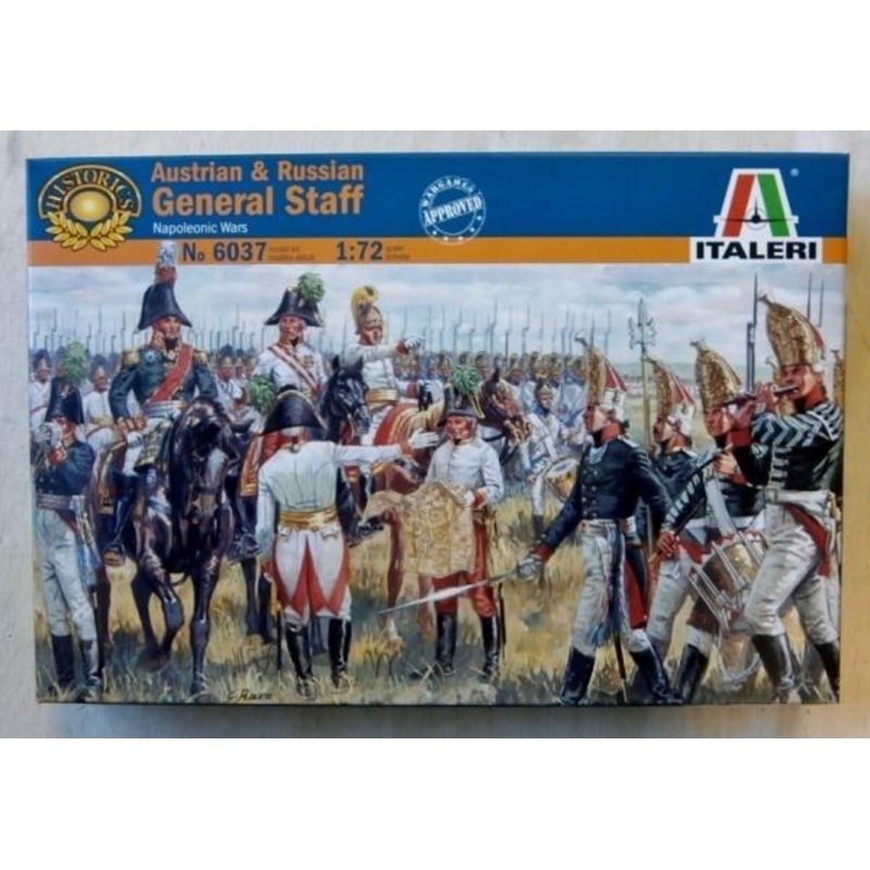 ITALERI 1/72 FIGURES NAPOLEONIC  WARS ALLIED GENERAL STAFF