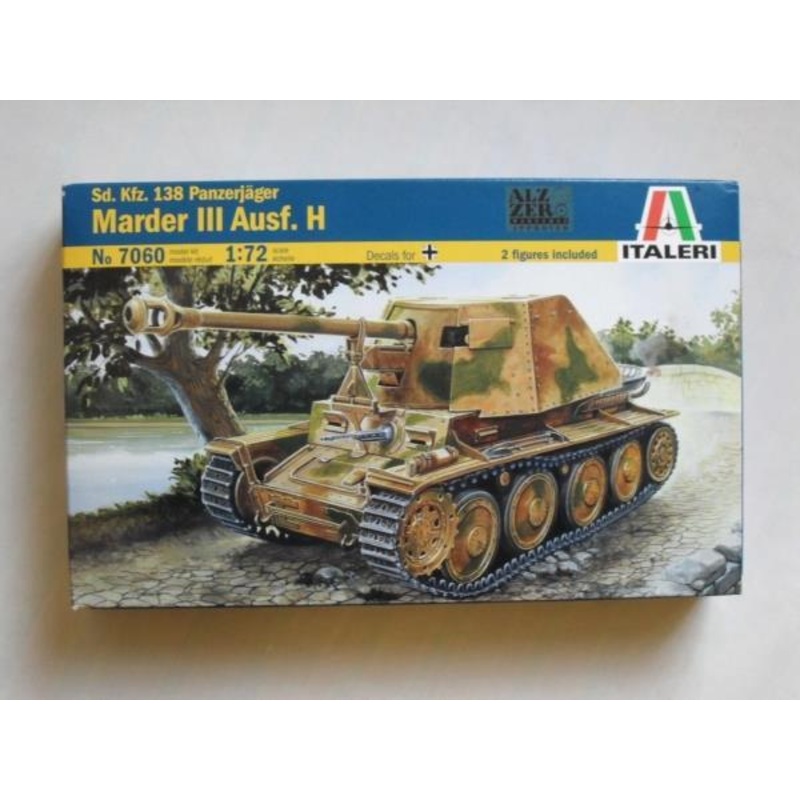 ITALERI 1/72 FIGURES SD.KFZ 139 PANZERJAGER MARDER III