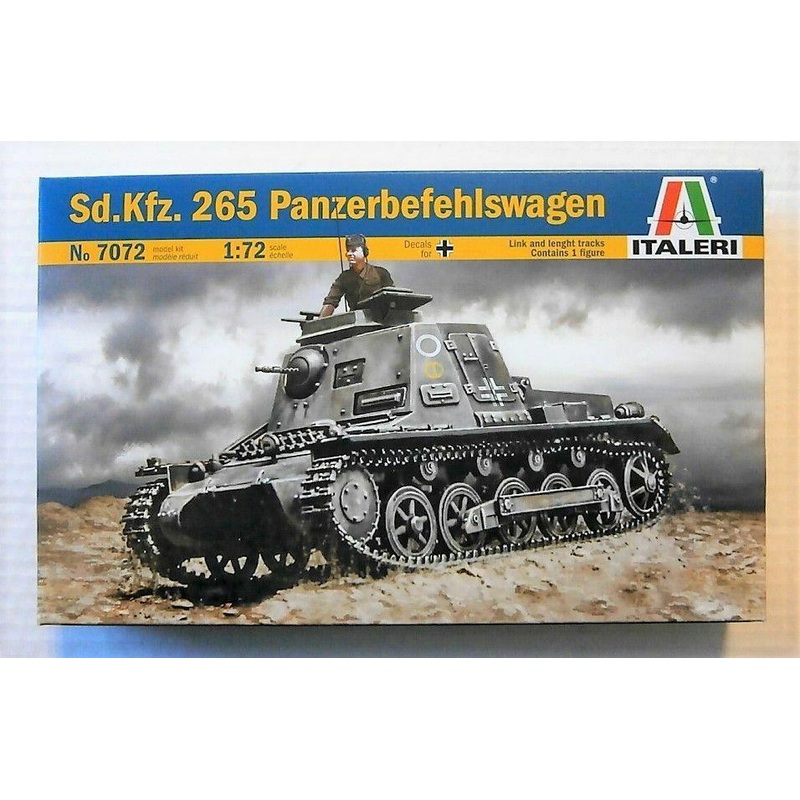 ITALERI 1/72 FIGURES SD.KFZ 265 PANZERBEFEHLS WAGON