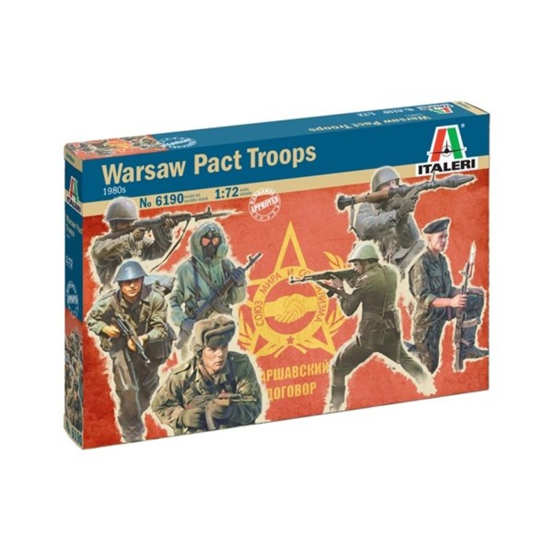 ITALERI 1/72 FIGURES WARSAW PACT TROOPS (1980’S)