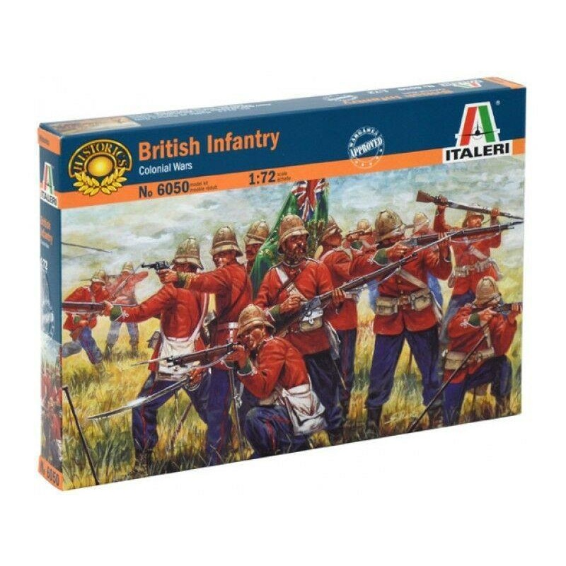 ITALERI 1/72 FIGURES ZULU WAR-BRIT INFANTRY