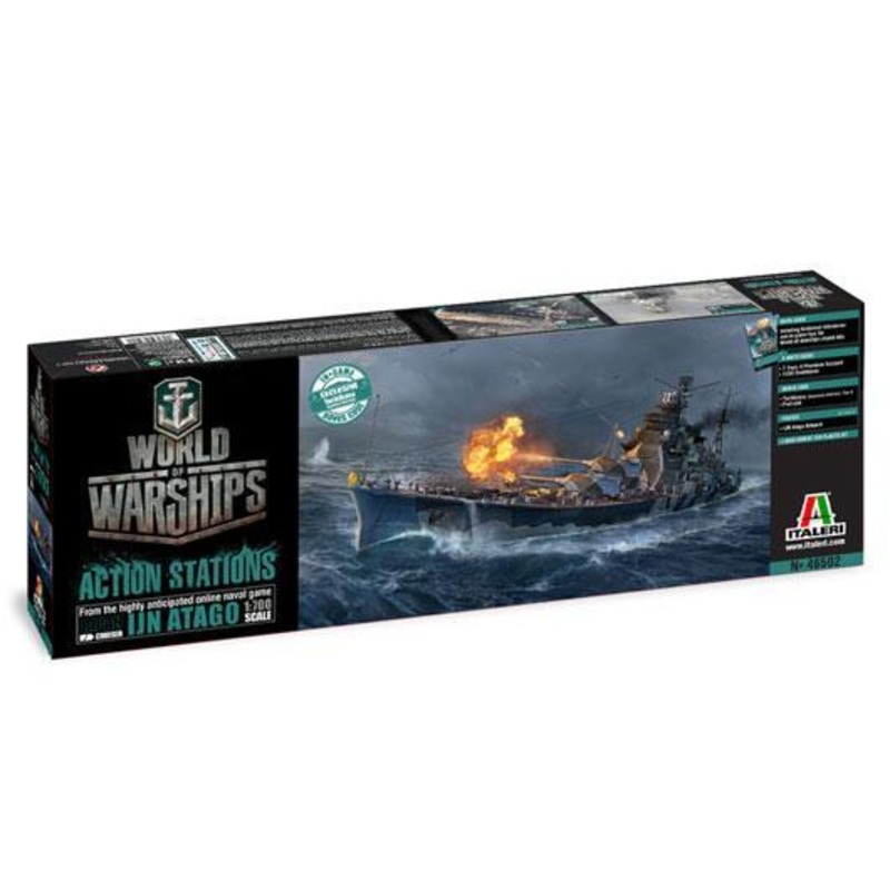 ITALERI 1/720 SHIPS IJN ATAGO WORLD OF WARSHIPS