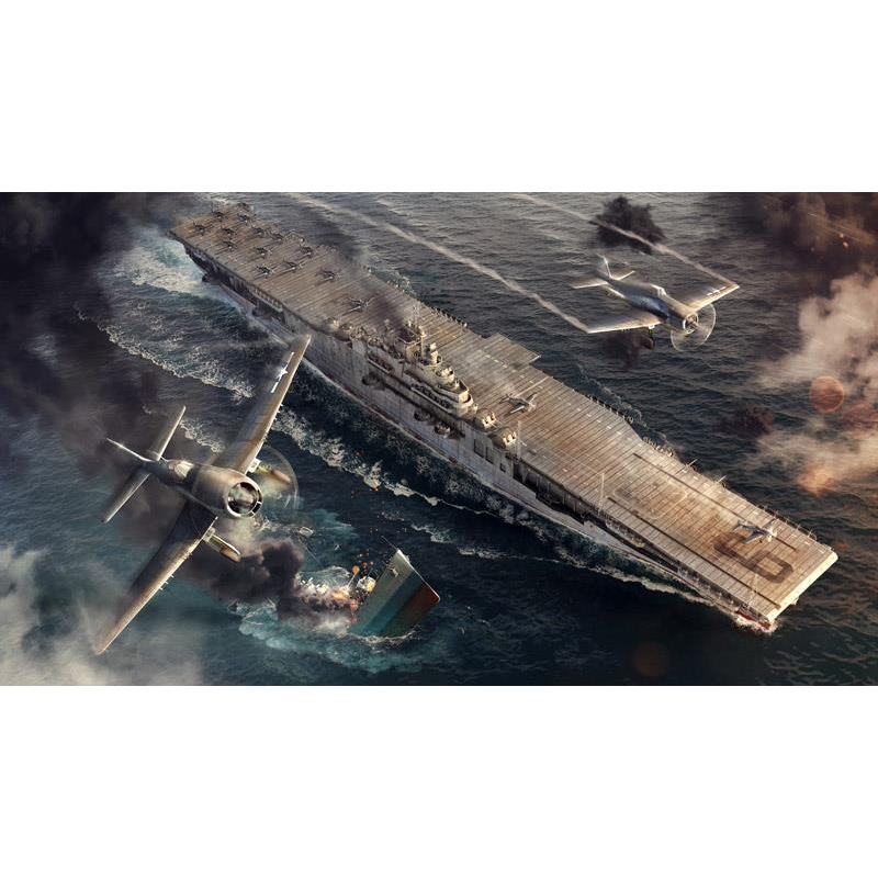 ITALERI 1/720 SHIPS USS ESSEX WORLD OF WARSHIPS