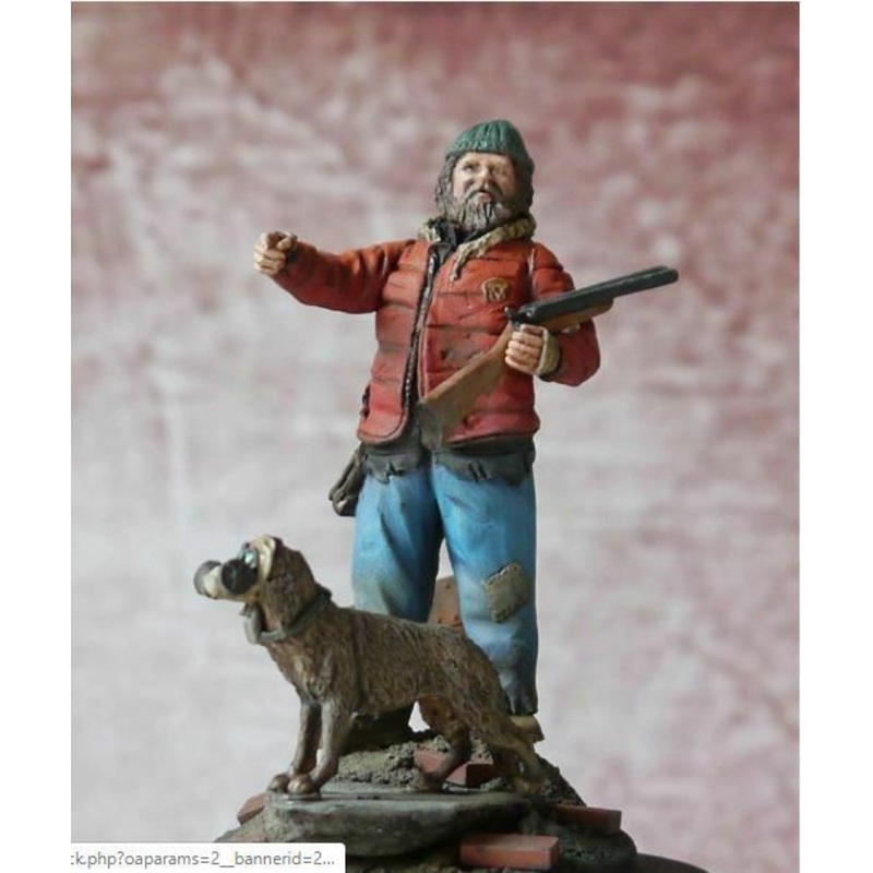 1/35 Scale resin model kit Wastelander Charly