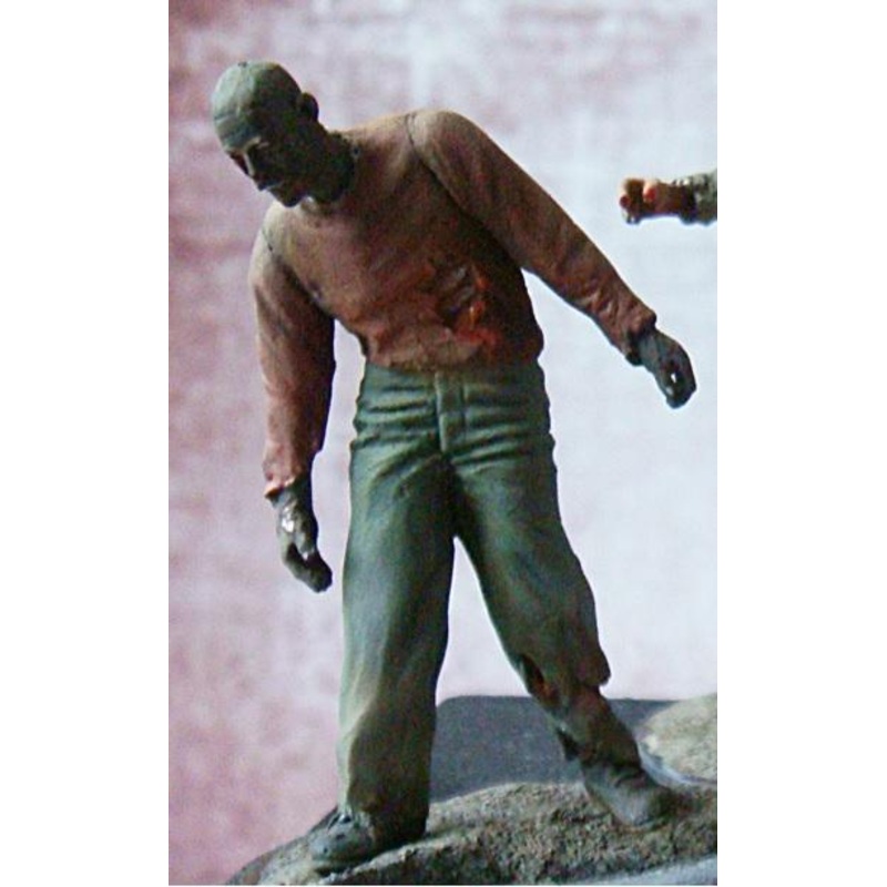 1/35 Scale resin model kit Zombie male #2