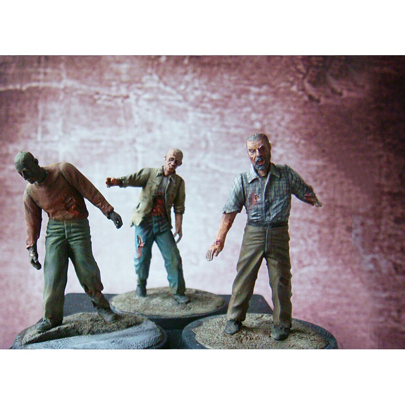 1/35 Scale resin Zombie Gang #2
