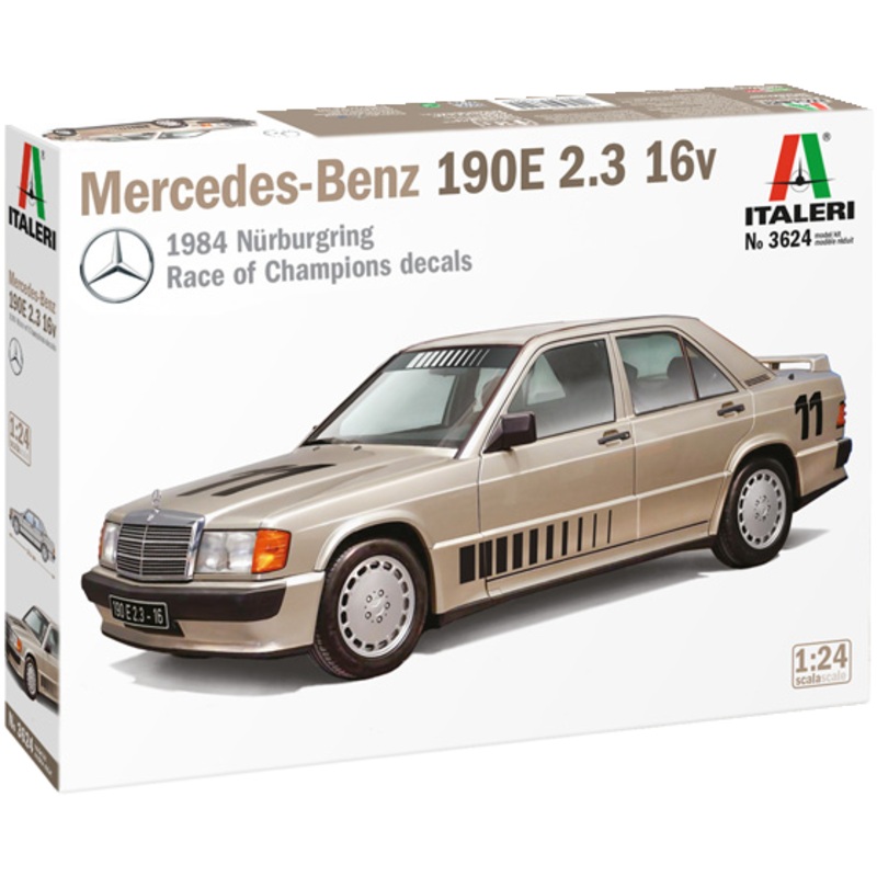 Italeri 1/24 Mercedes-Benz 190e 1984 Nrburgring
