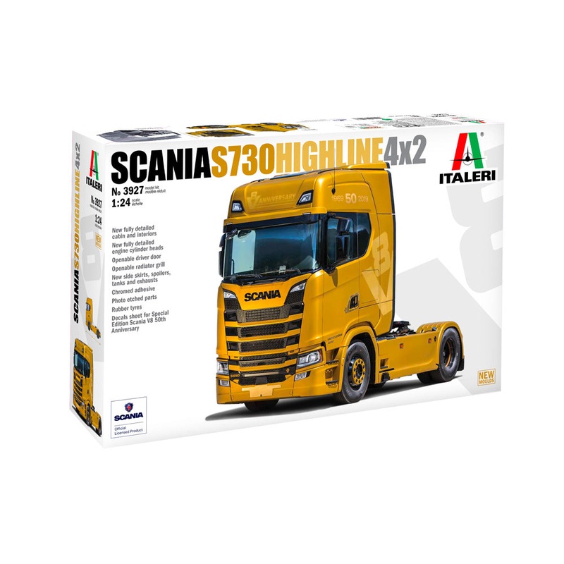 Italeri 1/24 SCANIA S730 HIGHLINE 4X2 truck lorry model