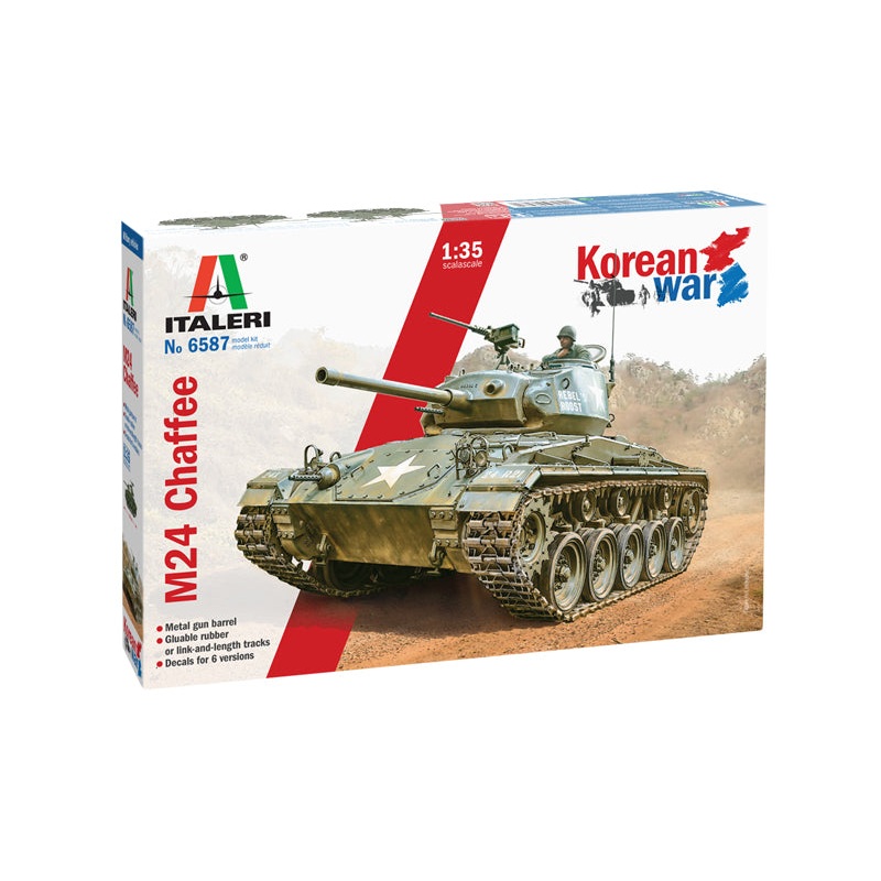 Italeri 1/35 US M24 Chaffee tank Korean War