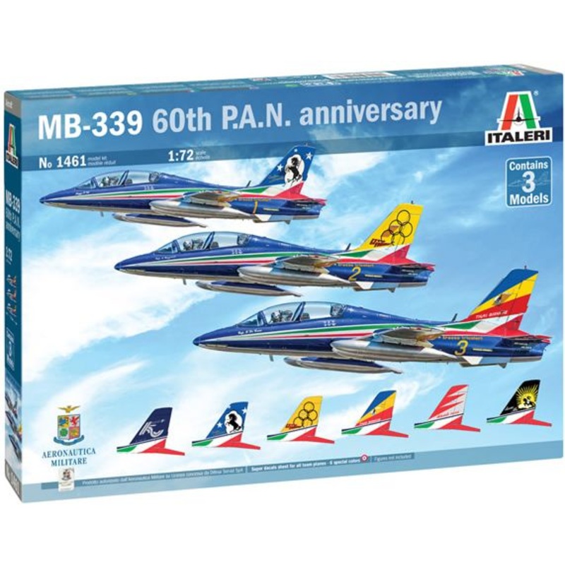 Italeri 1/72 AERMACCHI MB-339 60TH P.A.N Anniversary