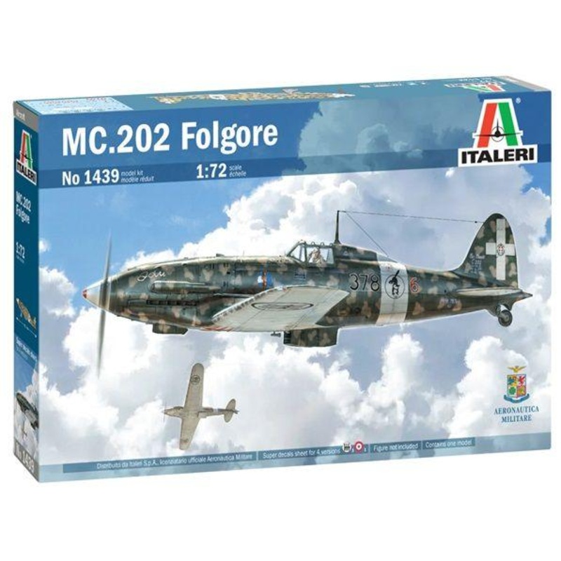 Italeri 1/72 Macchi MC.202 Folgore WW2 Italian Regia Aeronautica