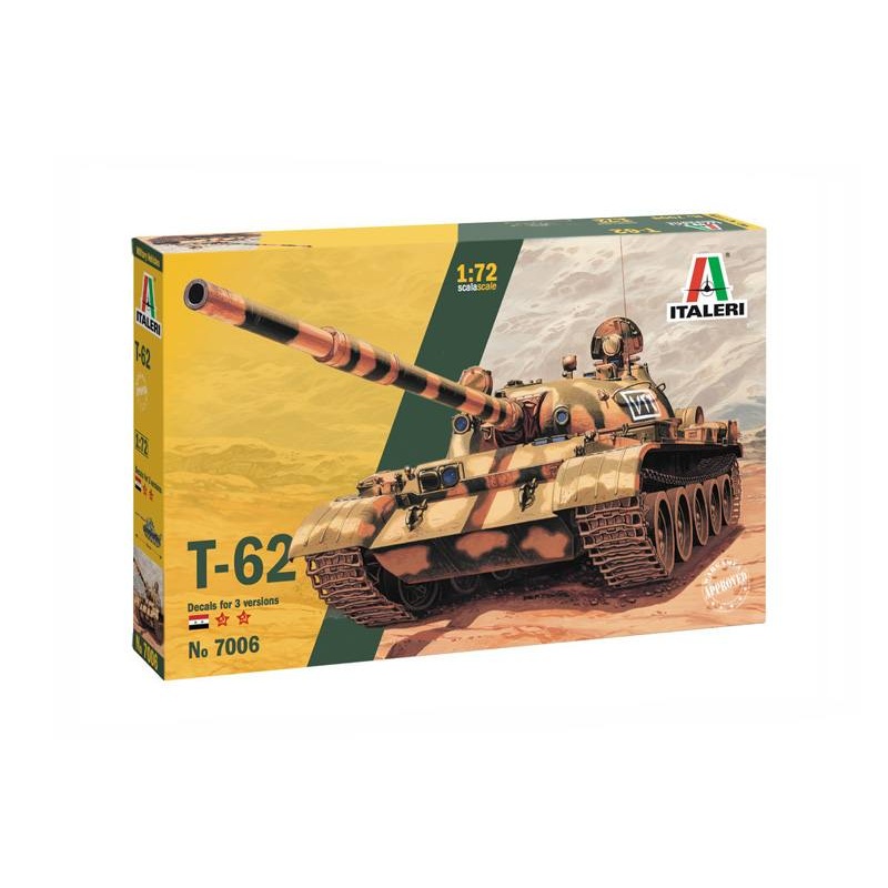 Italeri 1/72 T-62 RUSSIAN TANK model kit