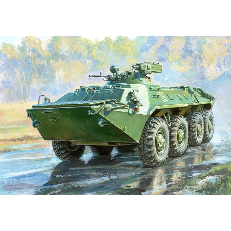 Zvezda 1/35 Russian Soviet BTR-70 w/MA-7 turret RR