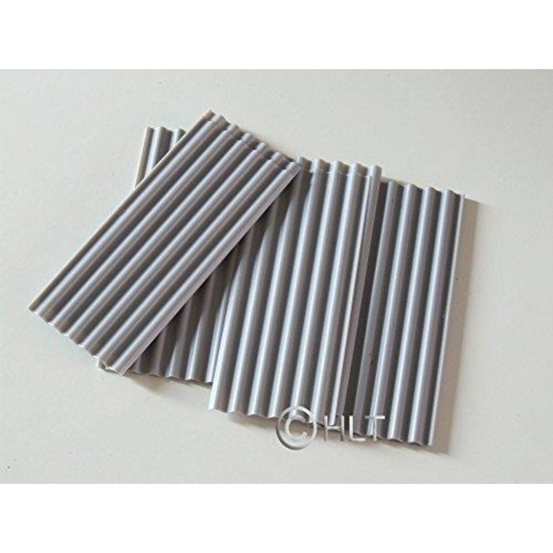 1/35 Scale corrugated Iron Sheets (15 Pack)  Grey plastic