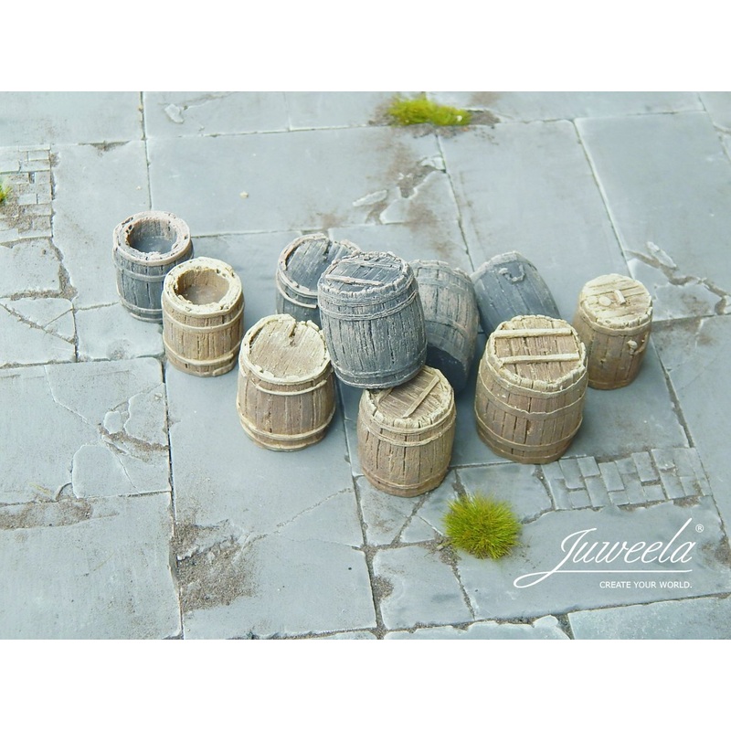 1/35 Scale old wooden boxes light + dark Brown 10 pieces (5 of each)