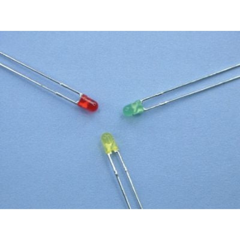 10 X 3MM LED RED 12 VOLT