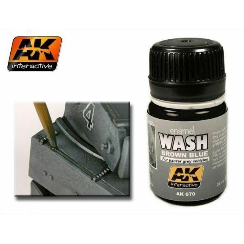 AK WEATHERING WASH FOR PANZER GREY VEHICLES