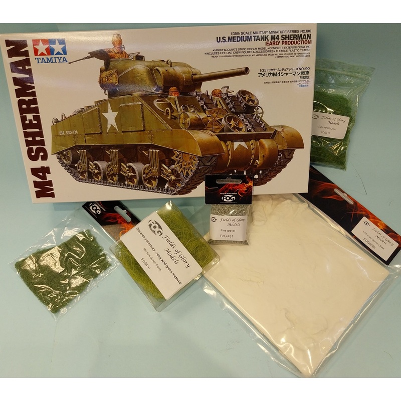 Al’s picks set #18 – Tamiya 1/35 scale WW2 U.S. M4 Sherman (Early Production) tank