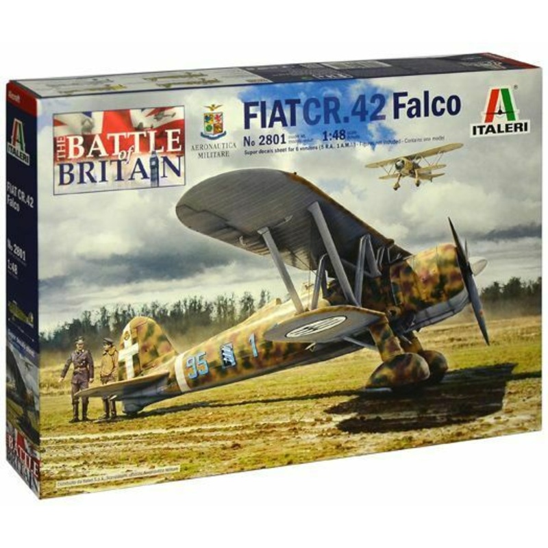 italeri 1/48 Scale WW2 Italian FIAT CR.42 BATTLE OF BRITAIN 80th Anniversary