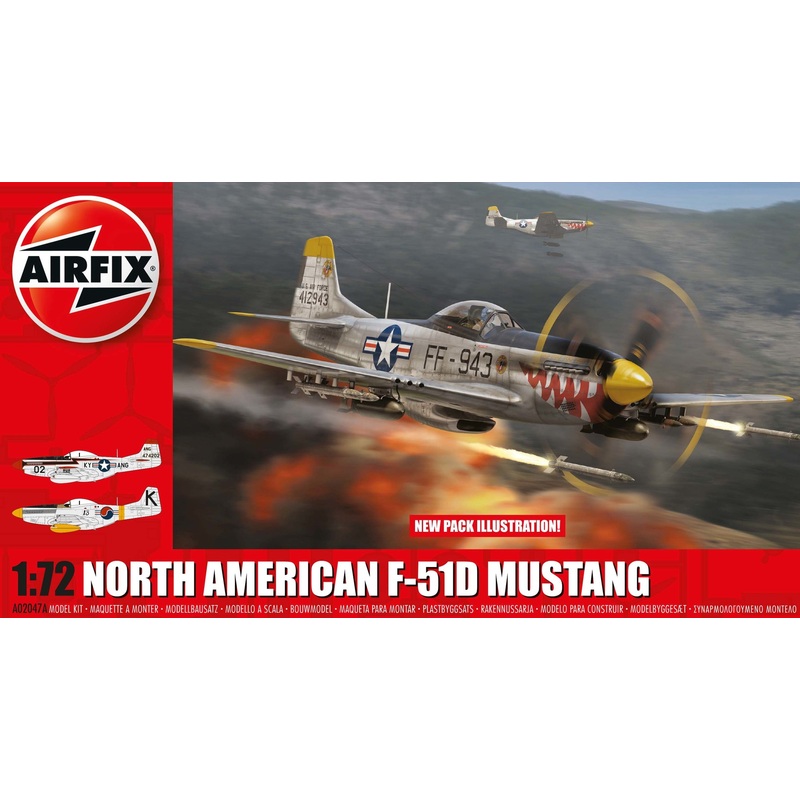 Airfix A02047A North American F-51D Mustang – 1:72