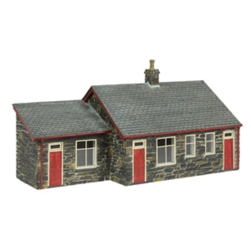 Bachmann 44-0171R OO/OO9 Harbour Station Gents and Office – Red