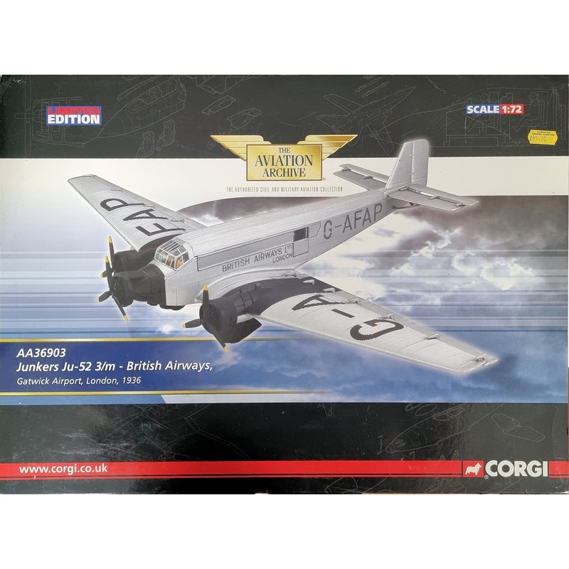 Corgi Aviation Archive AA36903 1:72 Junkers JU-52