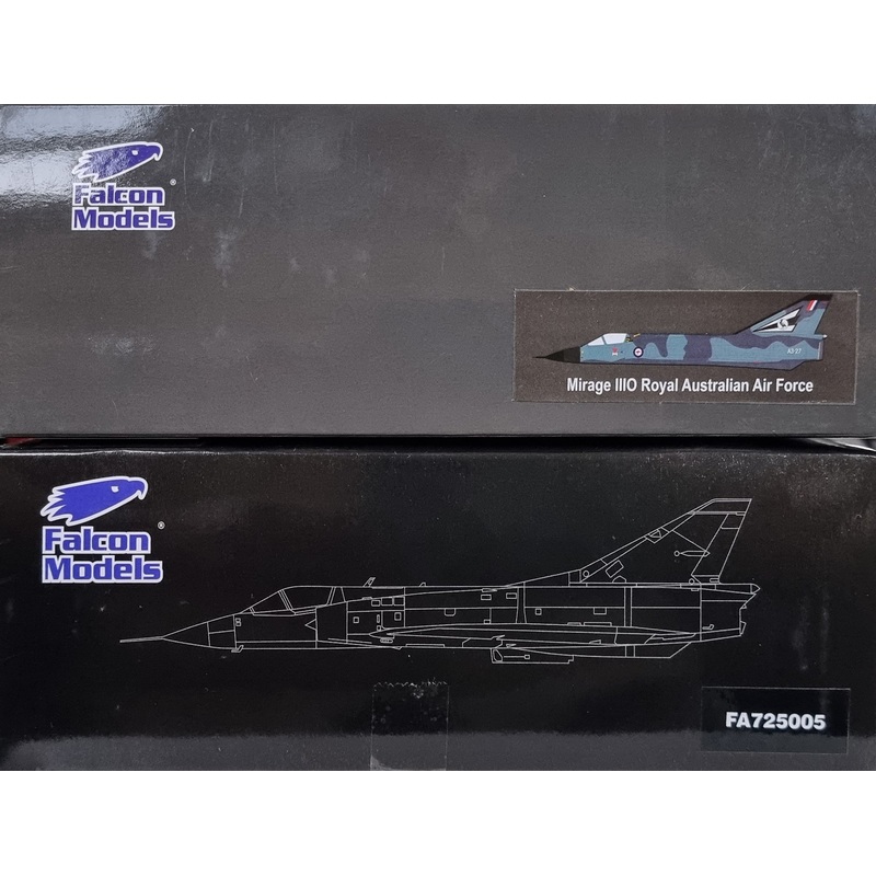 Falcon Models Wings of Fame 1:72 FA725005 Mirage IIIO Royal Australian Air Force Box never opened.