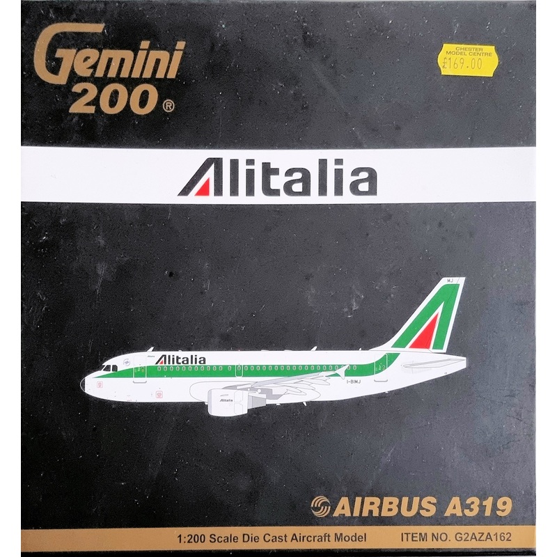Gemini 200 G2AZA162 1:200 Scale Airbus A319