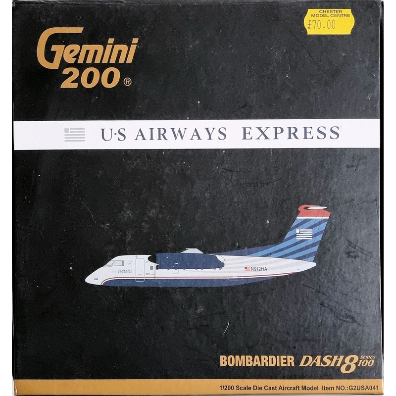 Gemini 200 G2USA041 1:200 Scale Bombardier Dash8 series100