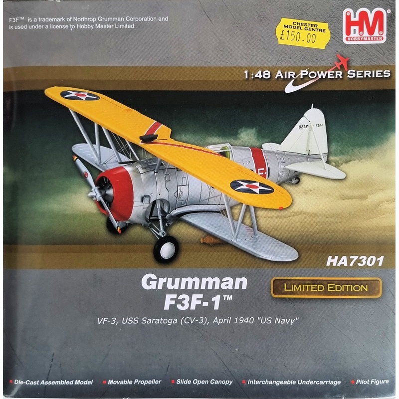 Hobbymaster HA7301 1:48 Grumman F3F-1