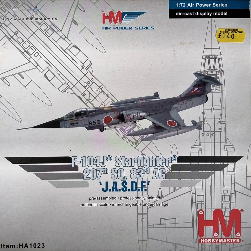 SALE – Hobby Master HA1023 1:72 Air Power Series F-104J Starfighter