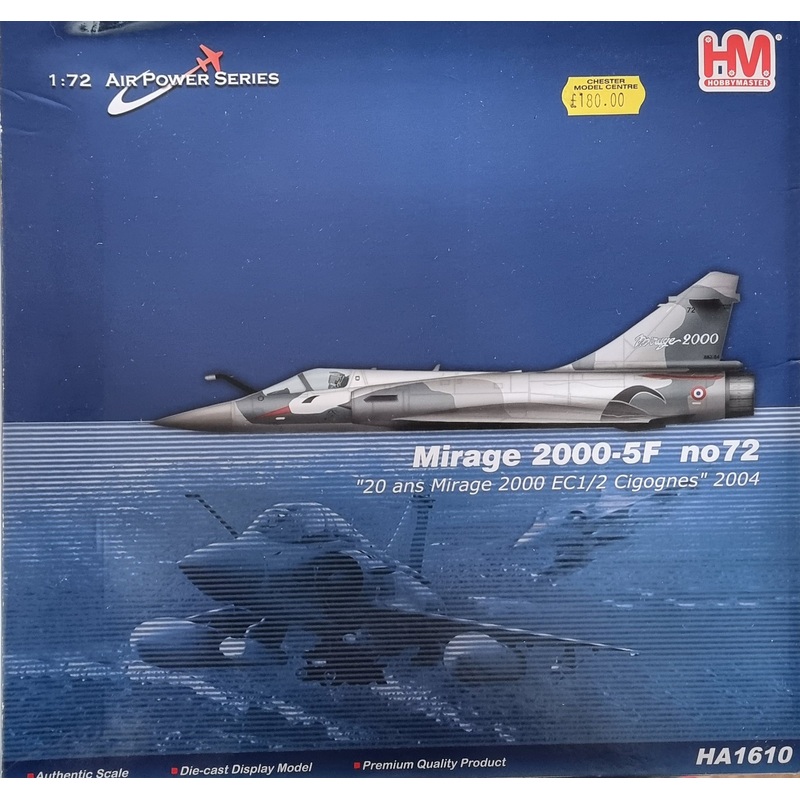 SALE – Hobbymaster HA1610  1:72 Mirage 2000-5F No 72