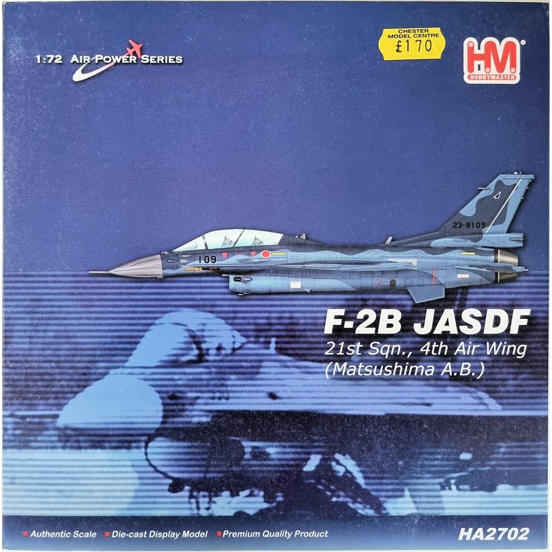 SALE – Hobbymaster HA2702 F-2B JASDF 21st Sqn, 4th Air Wing (Matsushima AB)