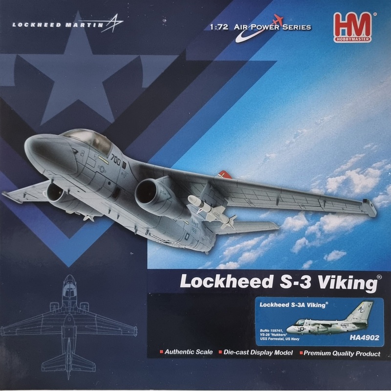 SALE – Hobbymaster HA4902 Lockheed S-3A Viking BuNo 159741 VS-28 Hukkers USS Forrestal US Navy