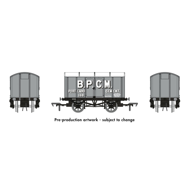 SALE – Rapido OO Gauge Wagon 908017 – Iron Mink No.168 – B.P.C.M Portland Cement